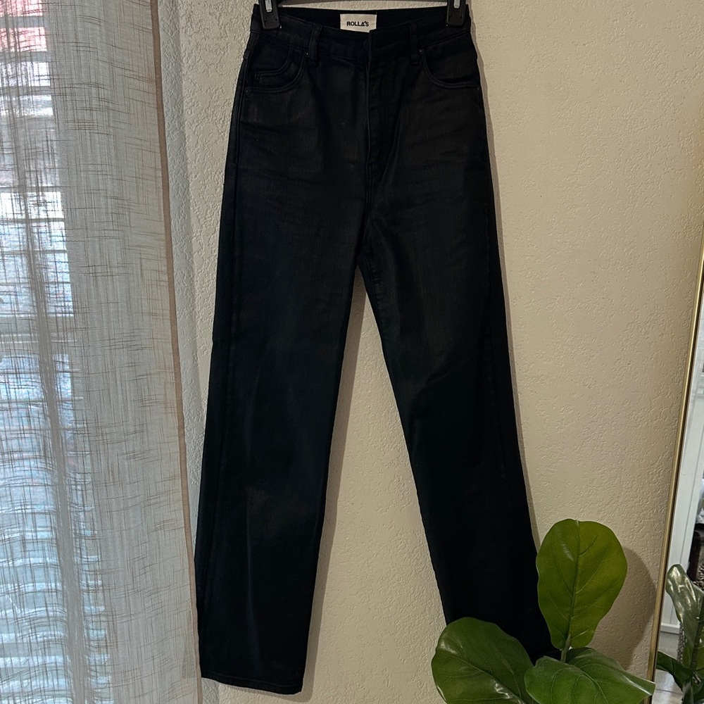 ROLLA'S Women's Black Flare Jeans